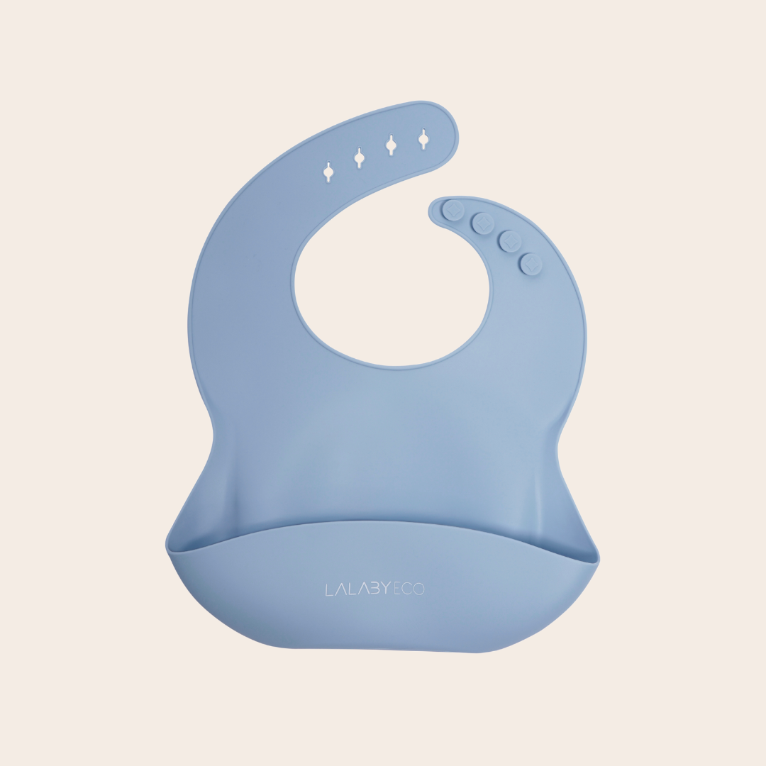 Lalaby Soft Bib  – Śliniak silikonowy z kieszonką