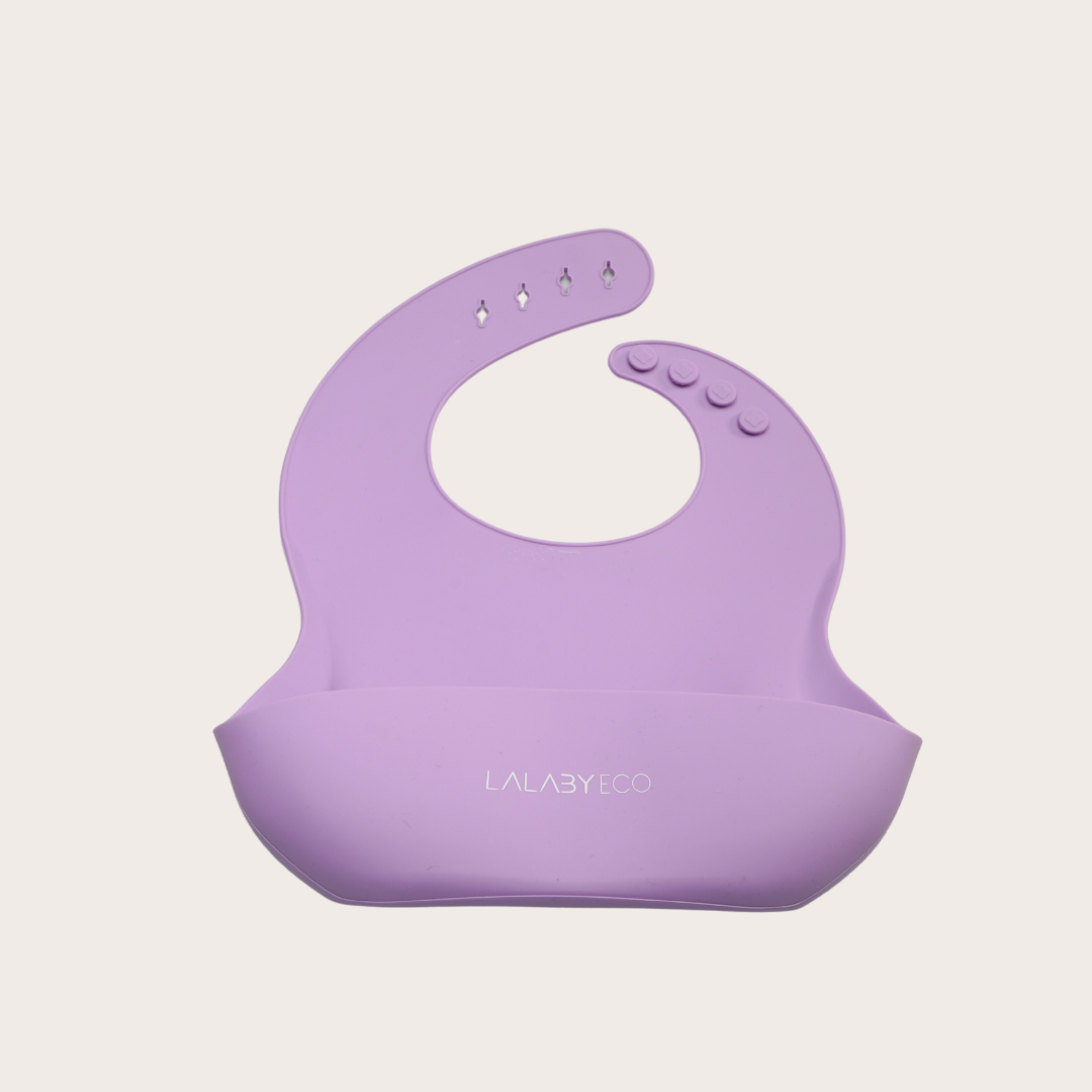 Lalaby Soft Bib  – Śliniak silikonowy z kieszonką
