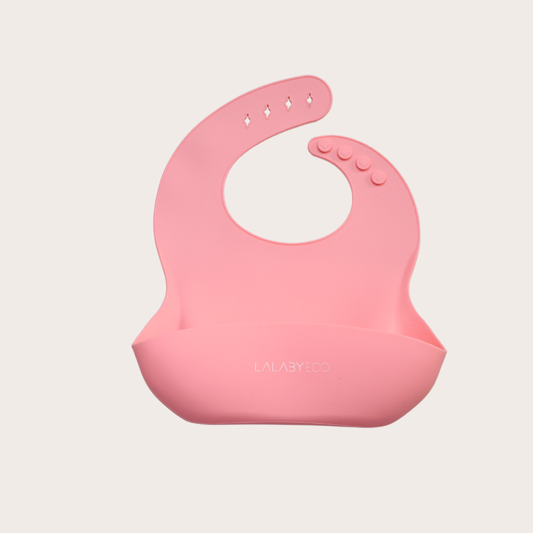 Lalaby Soft Bib  – Śliniak silikonowy z kieszonką