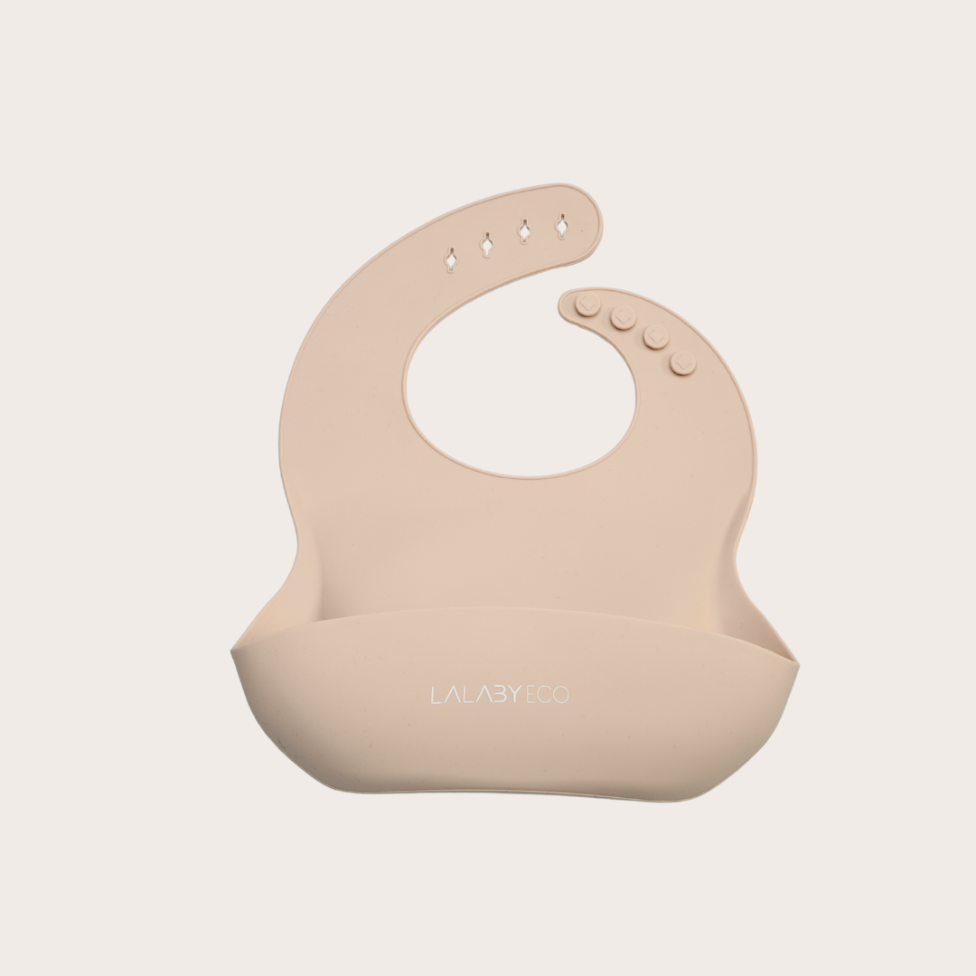 Lalaby Soft Bib  – Śliniak silikonowy z kieszonką