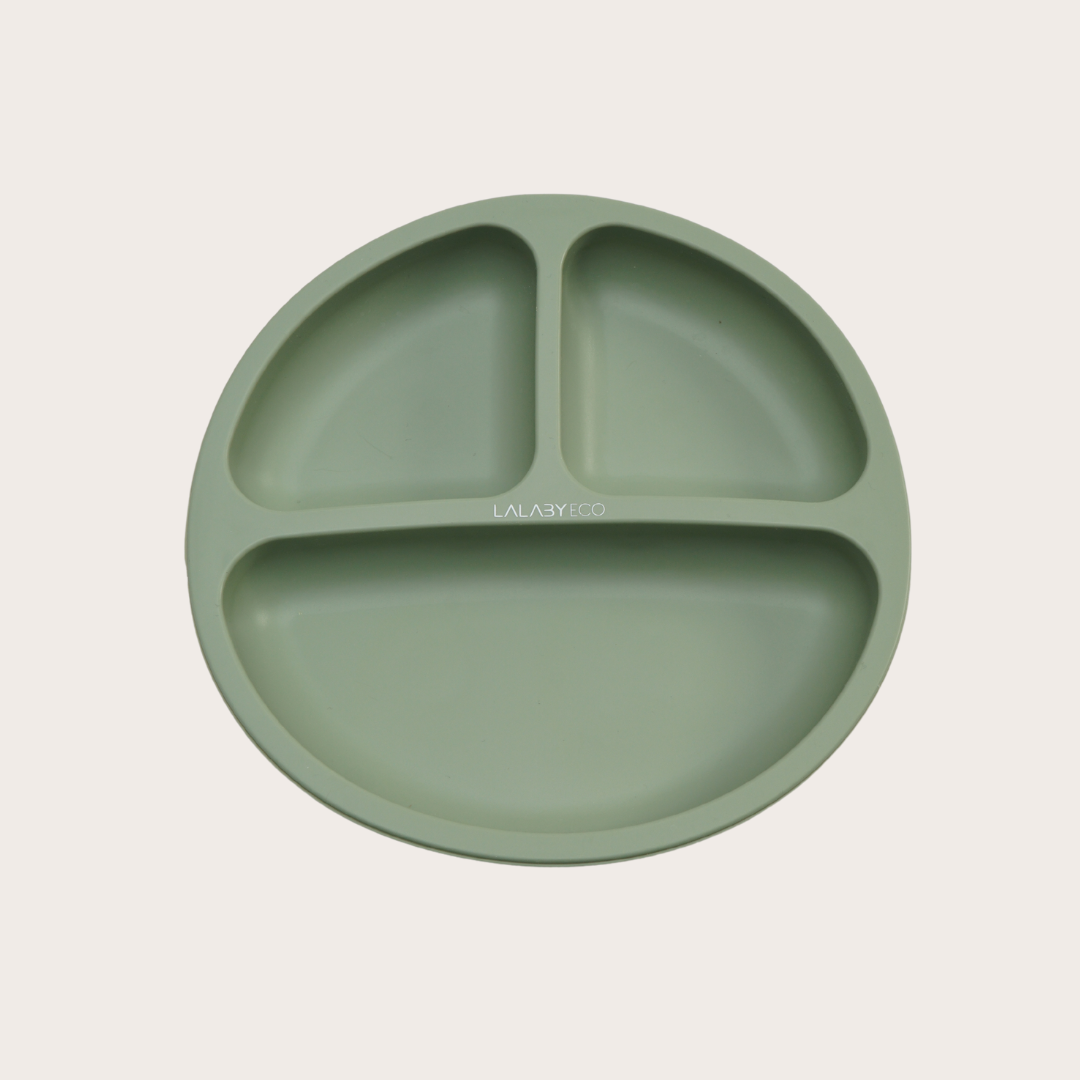 Lalaby Portion Plate - Talerz z sekcjami i przyssawką
