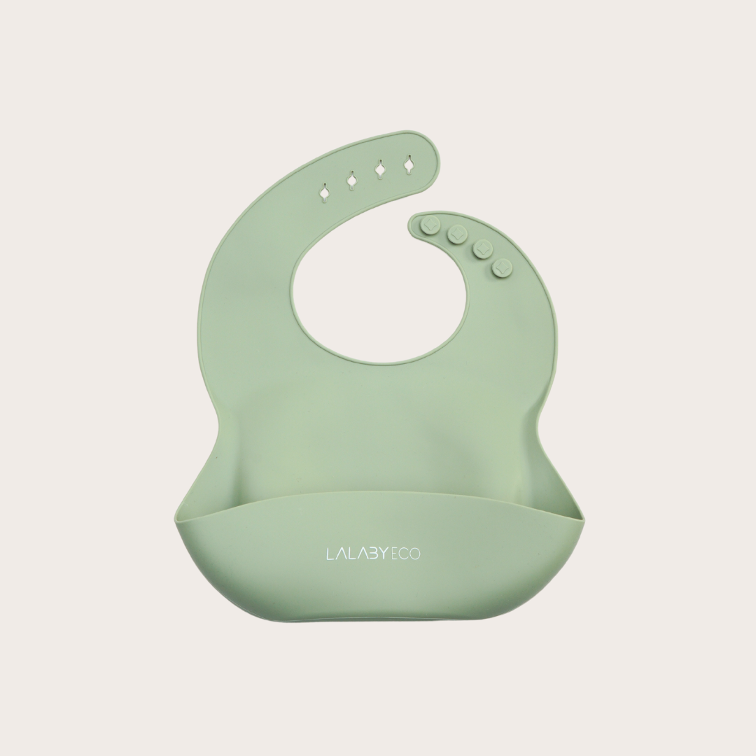 Lalaby Soft Bib  – Śliniak silikonowy z kieszonką